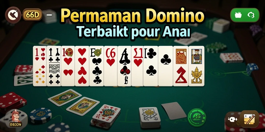 Screenshot permainan Domino 66D menampilkan pemain yang berinteraksi.