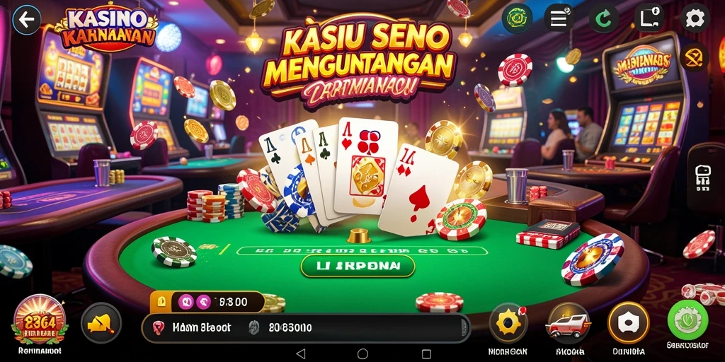 Screenshot gameplay seru dari 8364 menunjukkan pengalaman Kasino yang mengasyikkan.