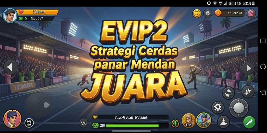 Tampilan gameplay <strong>EVIP2</strong> dengan strategi yang mendalam dan grafis yang menarik.