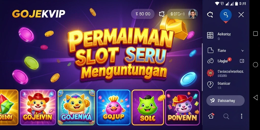 Screenshot penuh aksi dari gameplay Slot GOJEKVIP.