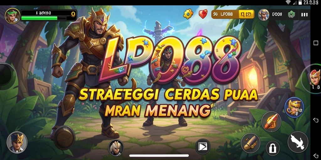 Tampilan gameplay LPO88 dengan strategi pertempuran yang seru.