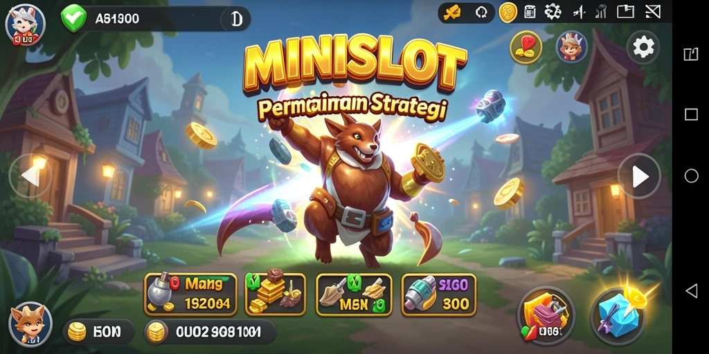 Tampilan gameplay MINISLOT yang seru dan strategis.