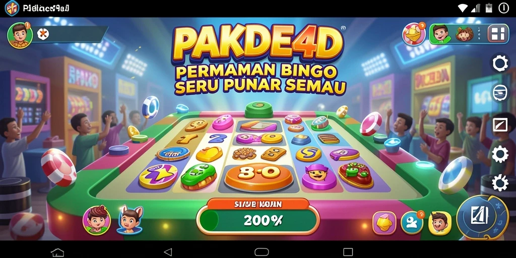 Tampilan gameplay Bingo yang seru dan menarik di PAKDE4D.