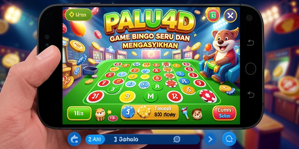Screenshot gameplay PALU4D menampilkan suasana seru bermain Bingo.