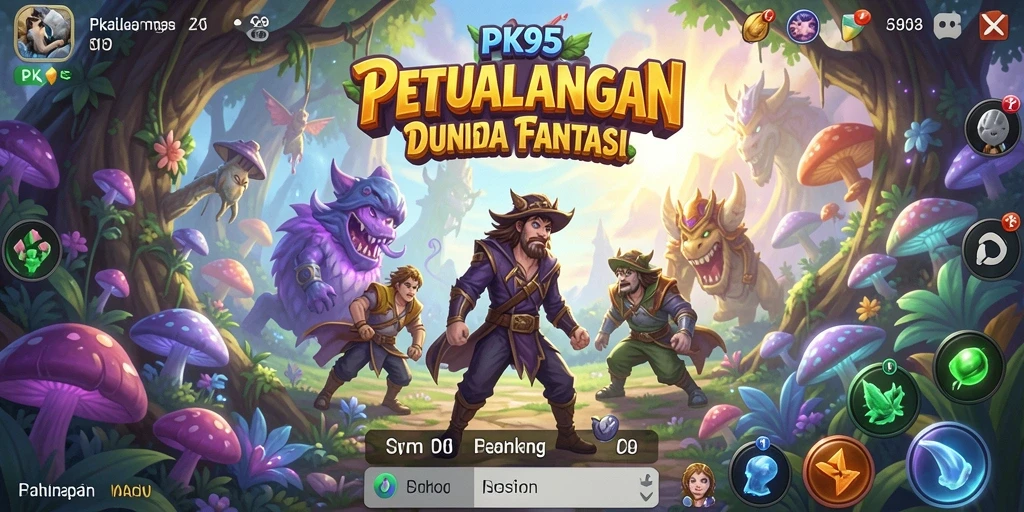 Screenshot gameplay PK95 menampilkan aksi seru dalam petualangan yang mendebarkan.