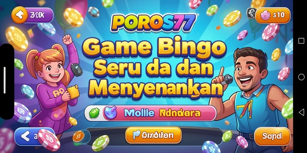 Tampilan menarik dari gameplay Bingo di POROS77 yang seru.