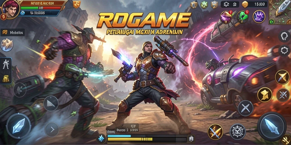 Tangkapan layar RPGAME menunjukkan aksi seru dalam pertarungan yang mendebarkan.