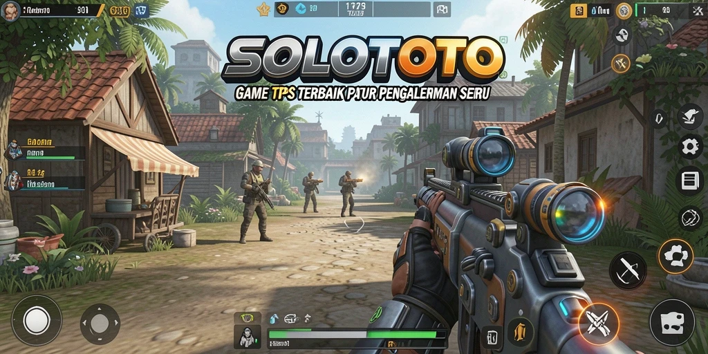Tampilan gameplay seru selama pertempuran dalam SOLOTOTO.