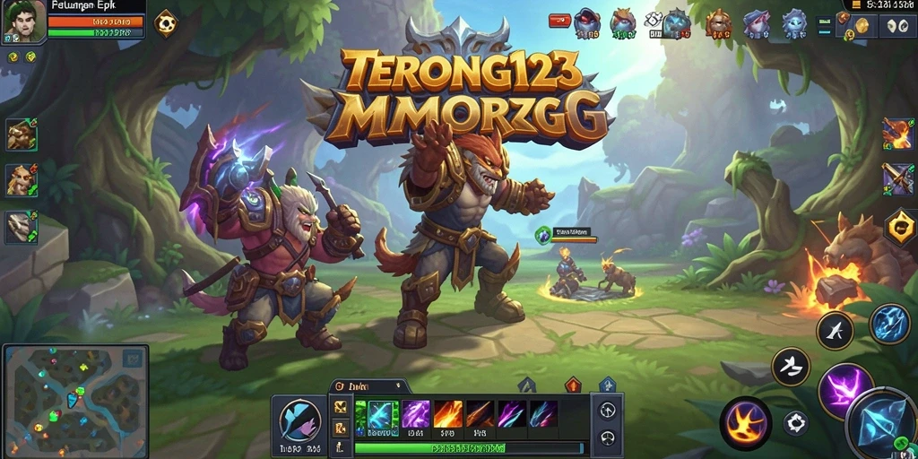 Screenshot utama TERONG123 menampilkan aksi seru dalam gameplay MMORPG.
