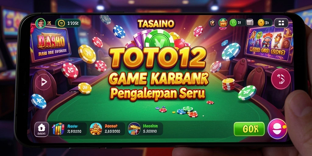 Screenshot gameplay TOTO12 menampilkan suasana Kasino yang mengasyikkan.
